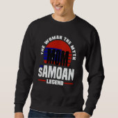 Sweatshirt Samoa Samoan Samoa Flag Mothers Day (Devant)