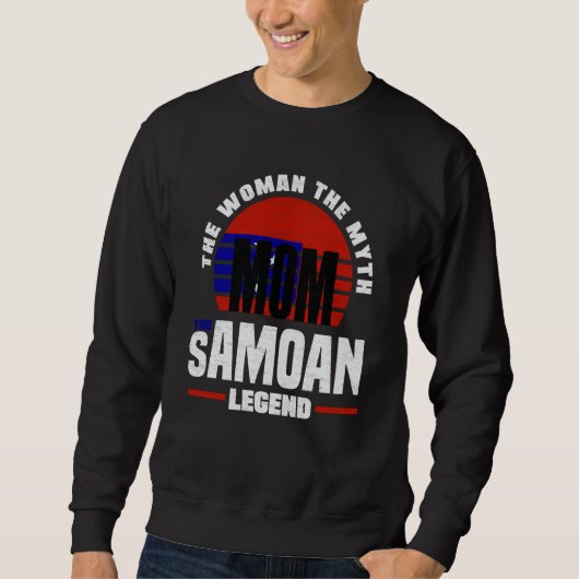 Sweatshirt Samoa Samoan Samoa Flag Mothers Day (Devant)