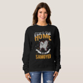 Sweatshirt Samoyed Home Samoyed (Devant entier)