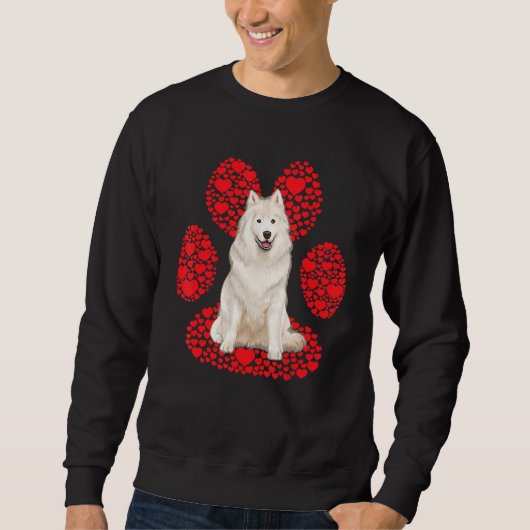 Sweatshirt Samoyed Love Pata (Devant)