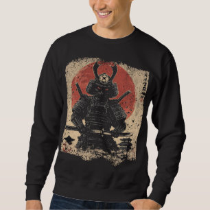 Sweatshirt Samurai Chat Guerrier Art Amateurs