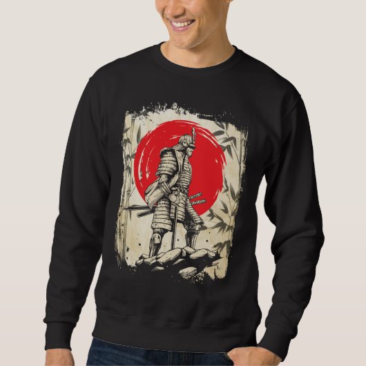 Sweatshirt Samurai Guerrier japonais Héros Japon Swordsmen (Devant)