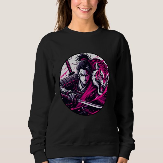 Sweatshirt Samurai Japanese Encounter Anime Meets Samurai In  (Devant)