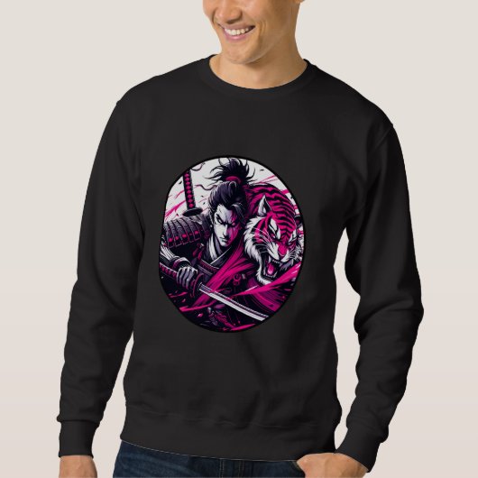 Sweatshirt Samurai Japanese Encounter Anime Meets Samurai In  (Devant)