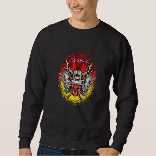 Sweatshirt Samurais Monsters Otaku Shogun Katana Japon