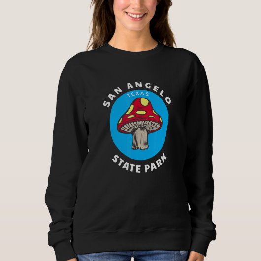 Sweatshirt San Angelo TX State Park Texas Mushroom Vacation S (Devant)