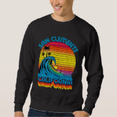 Sweatshirt San Clemente Retro Throwback Surf & Beach Souvenir (Devant)