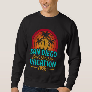 Sweatshirt San Diego Beach California Sand Sea Sun Vacances 2