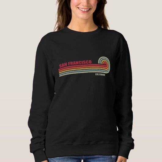 Sweatshirt San Francisco California City State (Devant)