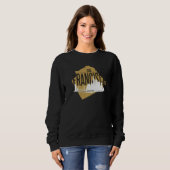 Sweatshirt San Francisco California Skyline Silhouette Outlin (Devant entier)
