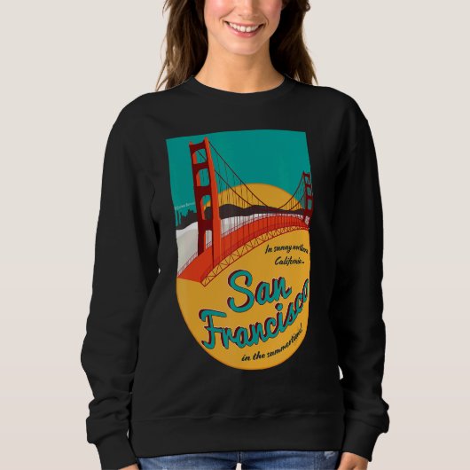 Sweatshirt San Francisco En Été (Devant)