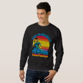 Sweatshirt San Francisco Retro Throwback Surf & Beach Souveni (Devant entier)