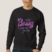 Sweatshirt San Jose Native Funny State Flag Pride Bossy (Devant)