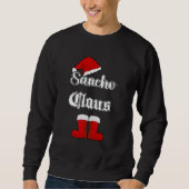 Sweatshirt Sancho Claus Noël drôle (Devant)