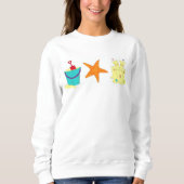 Sweatshirt Sandcastle Sand Castle Starfish Pail Beach Océan (Devant)