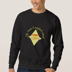 Sweatshirt Sandwich cubain Caveat Dark Arrière - plan Edition