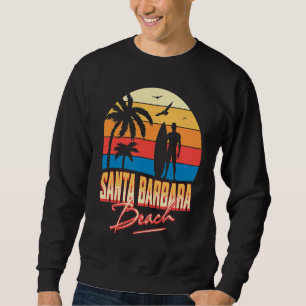 Sweatshirt Santa Barbara Californie Plage Surf Surf Été