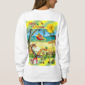Sweatshirt  Santa Beach Bum (Achterkant)