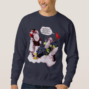 Sweatshirt SANTA CLAUS, PETITE ANGEL & MERLIN, Fête de Noël
