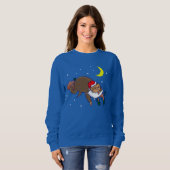 Sweatshirt santa claus sloth noël (Devant entier)