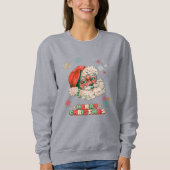 Sweatshirt Santa Clause vintage Joyeux Noël (Devant)