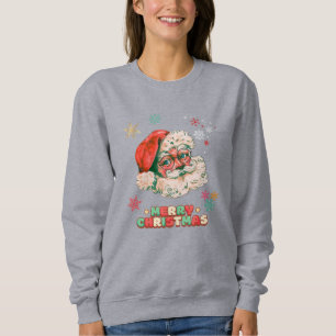 Sweatshirt Santa Clause vintage Joyeux Noël