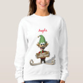 Sweatshirt Santa Elf (Voorkant)