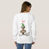 Sweatshirt Santa Elf (Achterkant volledig)