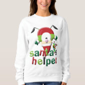 Sweatshirt Santa Elf Helpers (Voorkant)