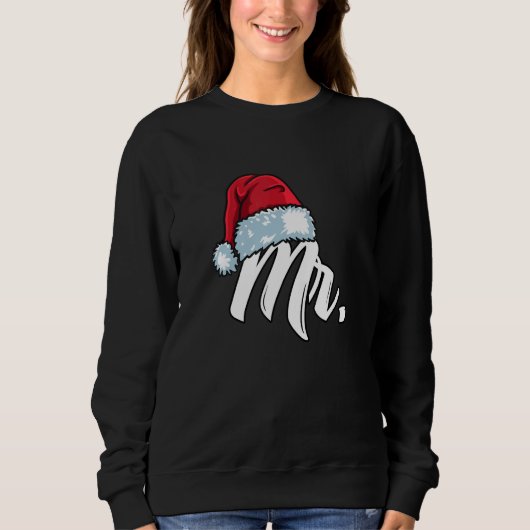 Sweatshirt Santa Hat Mr  Partner Outfit For Christmas (Devant)