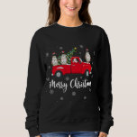 Sweatshirt Santa Riding Christmas Tree Truck Pingouin Bird Ch<br><div class="desc">Père Noël équitation Arbre de Noël Camion Penguin Oiseau Noël</div>