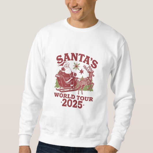 Sweatshirt Santa’s World Tour 2025 (Devant)