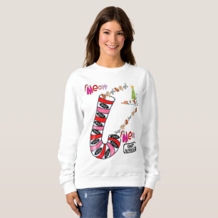 Sweatshirt Santa's Cats Kittens Meow