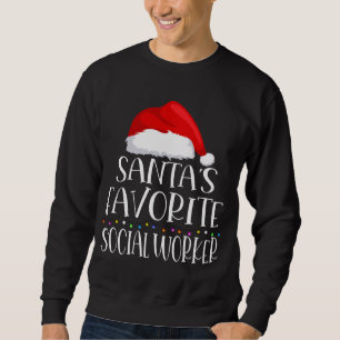 Sweatshirt Santas Favori Porto-Rican Christmas Matching Fa