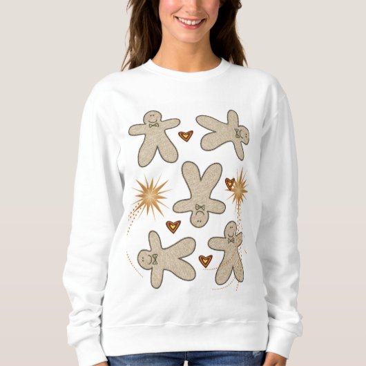 Sweatshirt Santa's Gingerbread man (Voorkant)