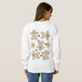 Sweatshirt Santa's Gingerbread man (Achterkant volledig)