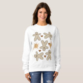 Sweatshirt Santa's Gingerbread man (Voorkant volledig)