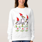 Sweatshirt Santa's Pelicans (Voorkant)