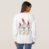 Sweatshirt Santa's Pelicans (Achterkant volledig)