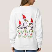 Sweatshirt Santa's Pelicans (Achterkant)