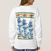 Sweatshirt  Santa's Sneeuwman (Achterkant)