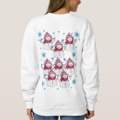 Sweatshirt Santa's Sneeuwman (Achterkant)