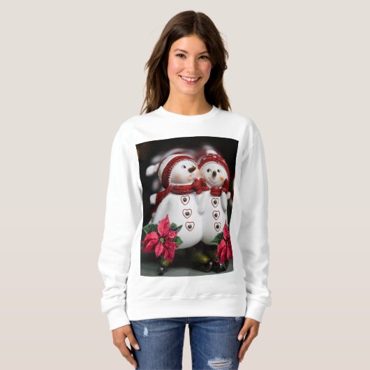Sweatshirt  Santa's Sneeuwman (Voorkant volledig)