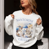 Sweatshirt Santorini Greece Beautiful Paradise