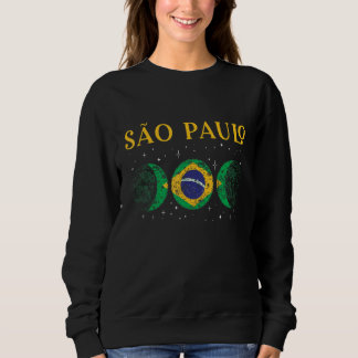 Sweatshirt Sao Paulo Brazilian City Vacation Brazil Flag