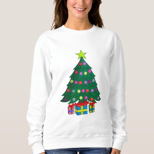 Sweatshirt Sapin de Noël Cosy (Devant)