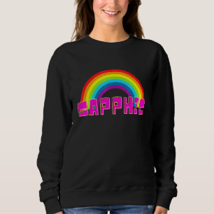Sweatshirt Sapphic Lgbtq Rainbow Lesbian Bi