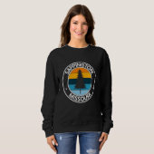 Sweatshirt Sappington Missouri MO USA City Pride Retro Sunset (Devant entier)