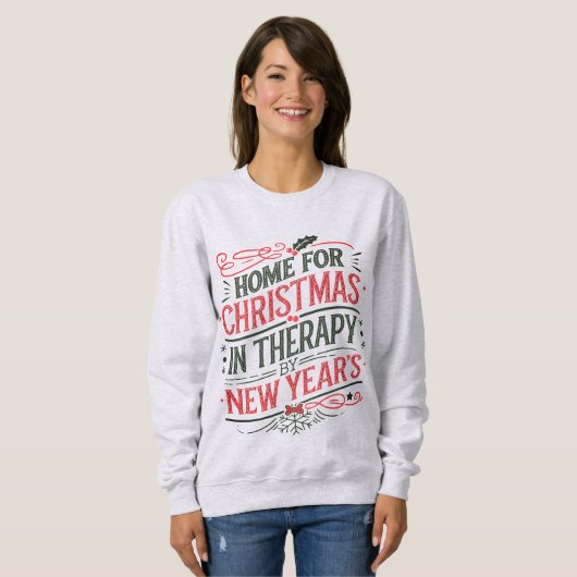 Sweatshirt Sarcastic Christmas (Devant entier)