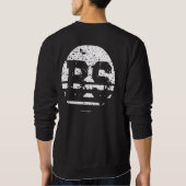 Sweatshirt Sarcastic Turtle Retro Sunset Graphic (Dos)